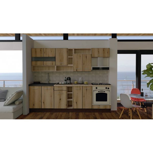 Bucatarie COSSY NEW 260 Wenge / Decor K365