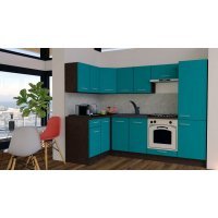 Bucatarie de Colt GENA NEW 1 ST. 140-250, Cu Corp de Cuptor, Wenge / Decor 0245