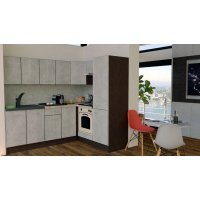 Bucatarie de Colt GENA NEW 5 DR. 170-220, Cu Corp de Cuptor, Wenge / Decor 4298