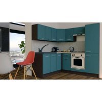 Bucatarie de Colt GENA NEW 7 ST. 180-210, Cu Corp de Cuptor, Wenge / Decor 0244