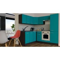 Bucatarie de Colt GENA NEW 7 ST. 180-210, Cu Corp de Cuptor, Wenge / Decor 0245