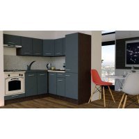 Bucatarie de Colt GENA NEW 9 DR. 190-200, Cu Corp de Cuptor, Wenge / Decor 0164 Bucatarie de Colt GENA NEW 9 DR. 190-200, Cu Corp de Cuptor, Wenge / Decor 0164