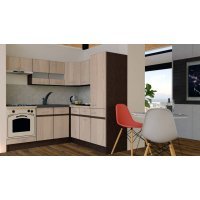 Bucatarie de Colt GENA NEW 9 DR. 190-200, Cu Corp de Cuptor, Stejar Sonoma
