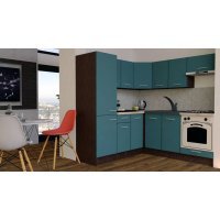 Bucatarie de Colt GENA NEW 9 ST. 190-200, Cu Corp de Cuptor, Wenge / Decor 0244
