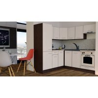 Bucatarie de Colt GENA NEW 9 ST. 190-200, Cu Corp de Cuptor, Wenge / Decor 8508