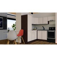 Bucatarie de Colt GENA NEW 10 ST. 190-200, Fara Corp de Cuptor, Wenge / Decor 8508 Bucatarie de Colt GENA NEW 10 ST. 190-200, Fara Corp de Cuptor, Wenge / Decor 8508