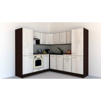 Bucatarie de Colt GENA NEW 11 ST. 210-230, Cu Corp de Cuptor, Wenge / Decor K010
