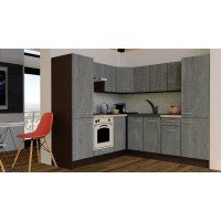 Bucatarie de Colt GENA NEW 11 ST. 210-230, Cu Corp de Cuptor, Wenge / Decor K352