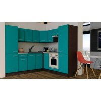 Bucatarie de Colt GENA NEW 11 DR. 210-230, Cu Corp de Cuptor, Wenge / Decor 0245