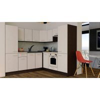 Bucatarie de Colt GENA NEW 11 DR. 210-230, Cu Corp de Cuptor, Wenge / Decor 8508