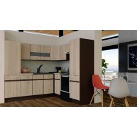 Bucatarie de Colt GENA NEW 12 DR. 210-230, Fara Corp de Cuptor, Stejar Sonoma Bucatarie de Colt GENA NEW 12 DR. 210-230, Fara Corp de Cuptor, Stejar Sonoma