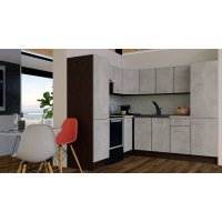 Bucatarie de Colt GENA NEW 12 ST. 210-230, Fara Corp de Cuptor, Wenge / Decor 4298