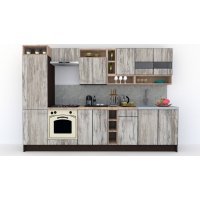 Bucatarie COSSY NEW 310 A2 Wenge / Decor K084