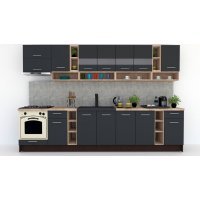 Bucatarie COSSY NEW 340 Wenge / Decor 0164