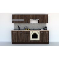 Bucatarie MARINA NEW 240 2B Wenge / Decor 7648