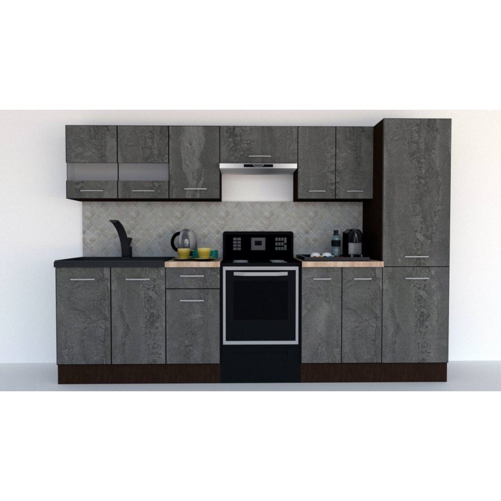 Bucatarie MARINA NEW 290 3A1 Wenge / Decor K352