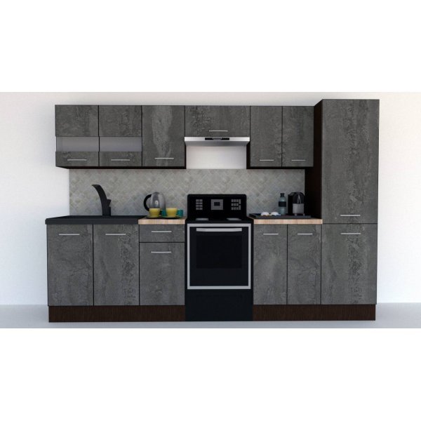 Bucatarie MARINA NEW 290 3A1 Wenge / Decor K352