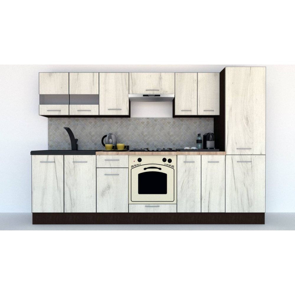 Bucatarie MARINA NEW 290 4A1 Wenge / Decor K001