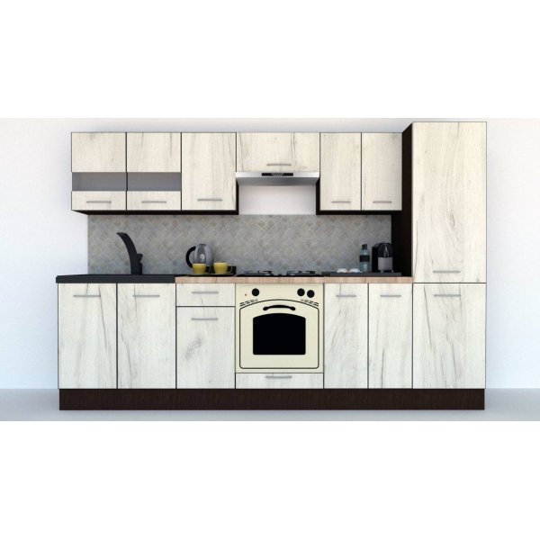 Bucatarie MARINA NEW 290 4A1 Wenge / Decor K001