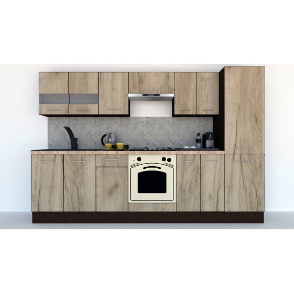 Bucatarie MARINA NEW 290 4B1 Wenge / Decor K002