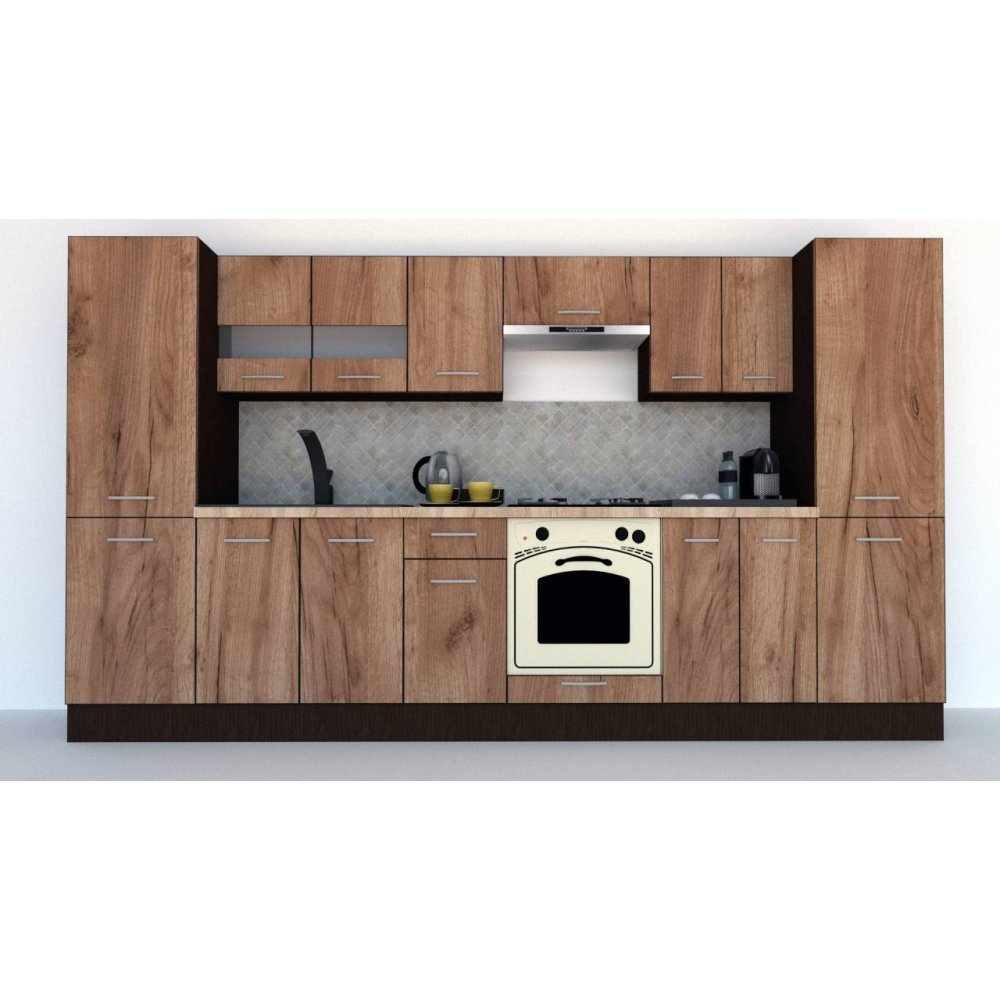 Bucatarie MARINA NEW 340 5B Wenge / Decor K004