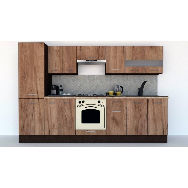 Bucatarie MARINA NEW 290 4B2 Wenge / Decor K004