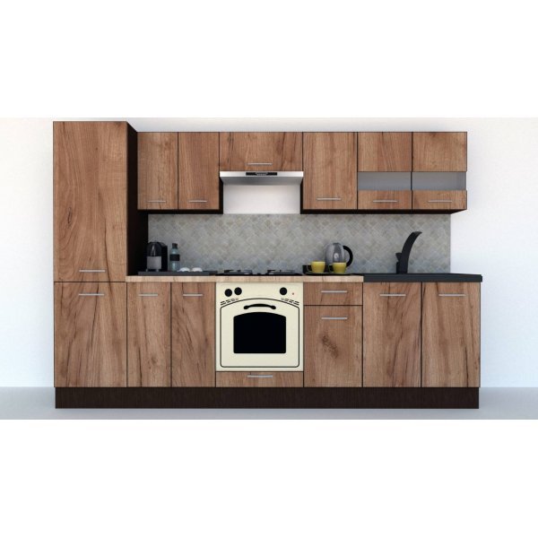 Bucatarie MARINA NEW 290 4A2 Wenge / Decor K004