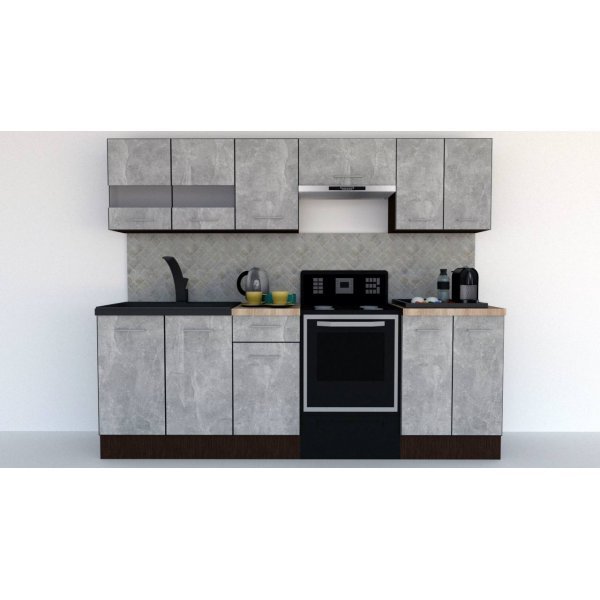 Bucatarie MARINA NEW A 240 Wenge / Decor 4298