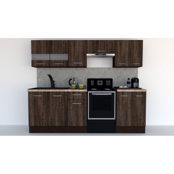 Bucatarie MARINA NEW B 240 Wenge / Decor 7648