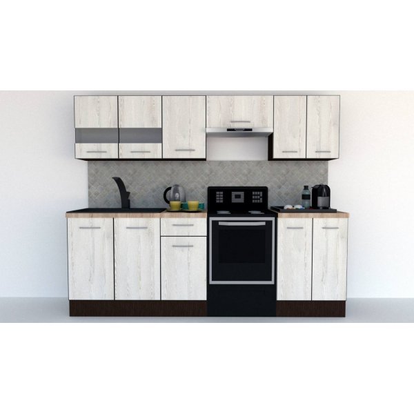 Bucatarie MARINA NEW B 240 Wenge / Decor K010