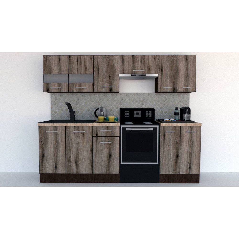 Bucatarie MARINA NEW B 240 Wenge / Decor K366