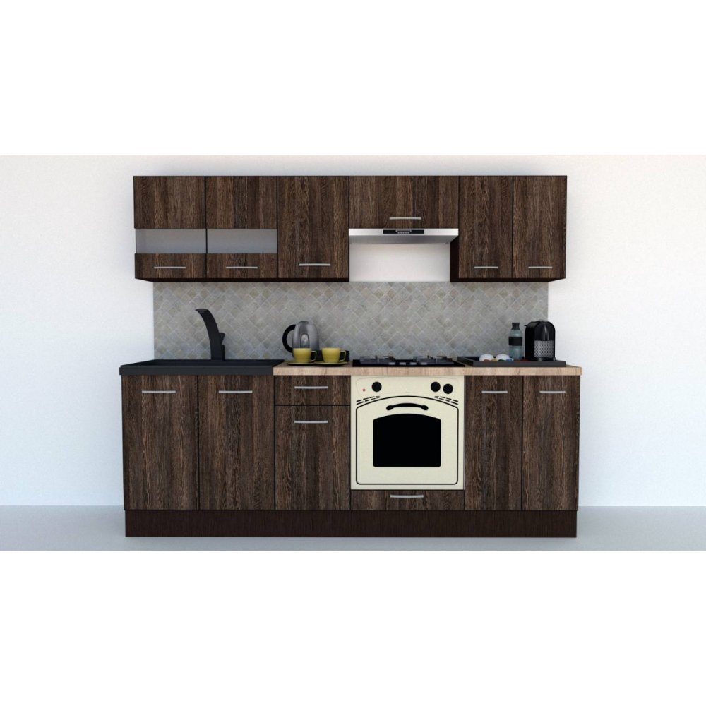 Bucatarie MARINA NEW 2A 240 Wenge / Decor 7648