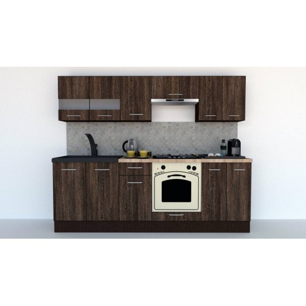 Bucatarie MARINA NEW 2A 240 Wenge / Decor 7648