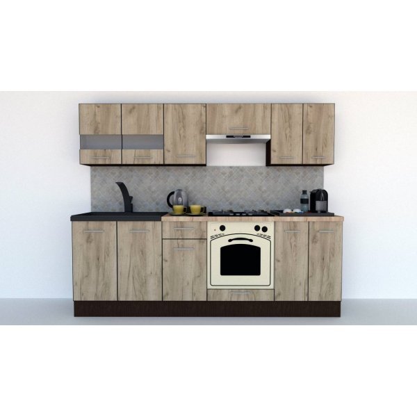 Bucatarie MARINA NEW 2A 240 Wenge / Decor K002