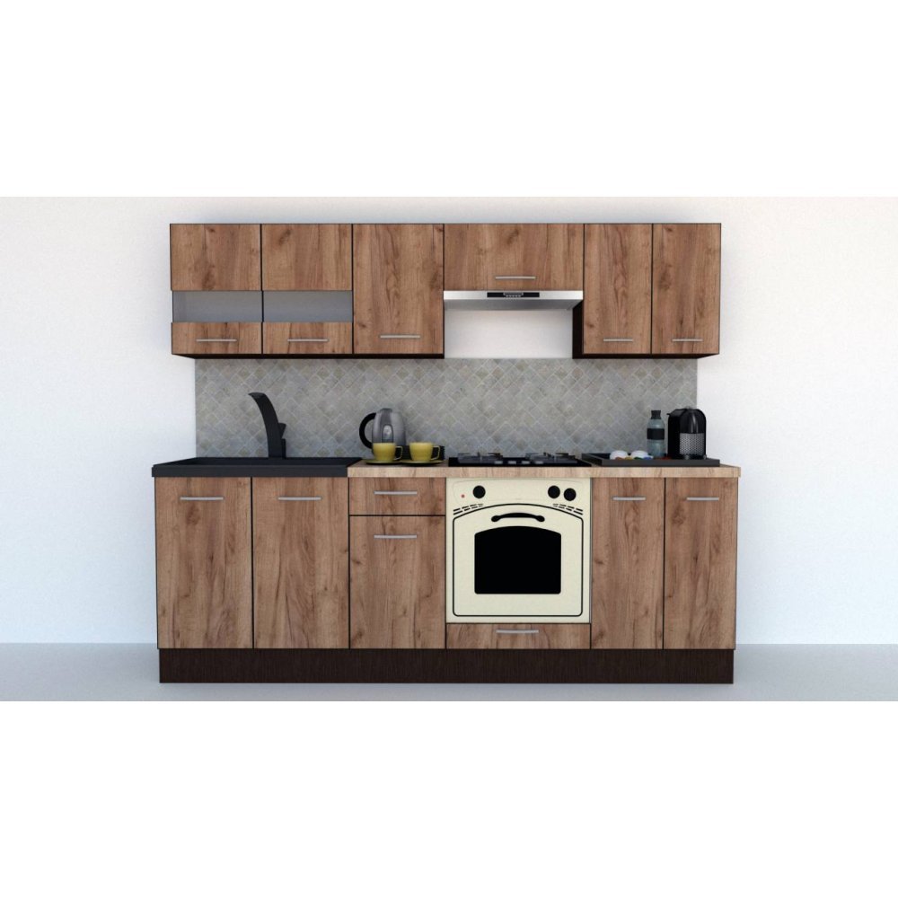 Bucatarie MARINA NEW 2A 240 Wenge / Decor K004