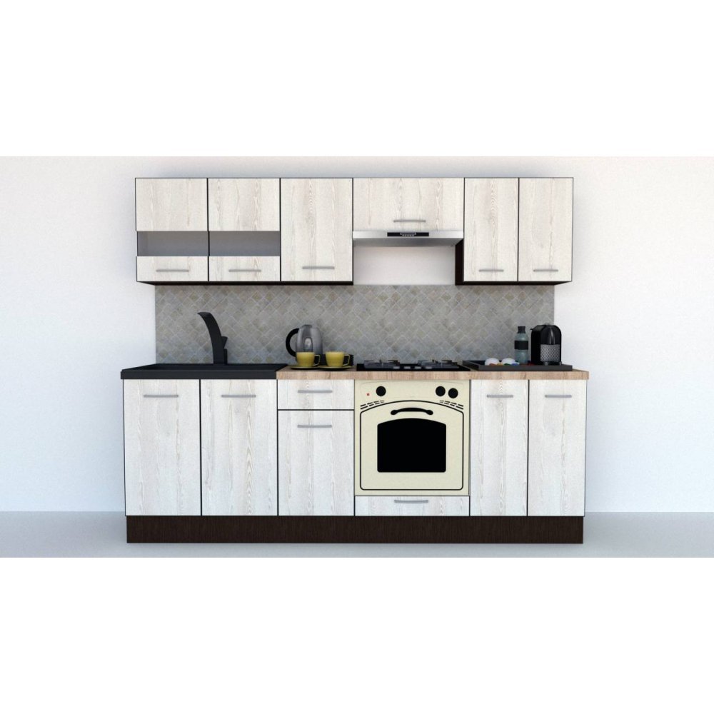 Bucatarie MARINA NEW 2A 240 Wenge / Decor K010