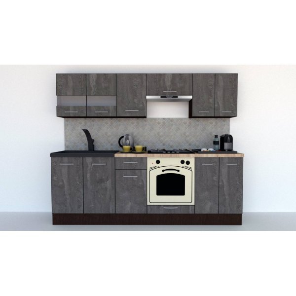 Bucatarie MARINA NEW 2A 240 Wenge / Decor K352