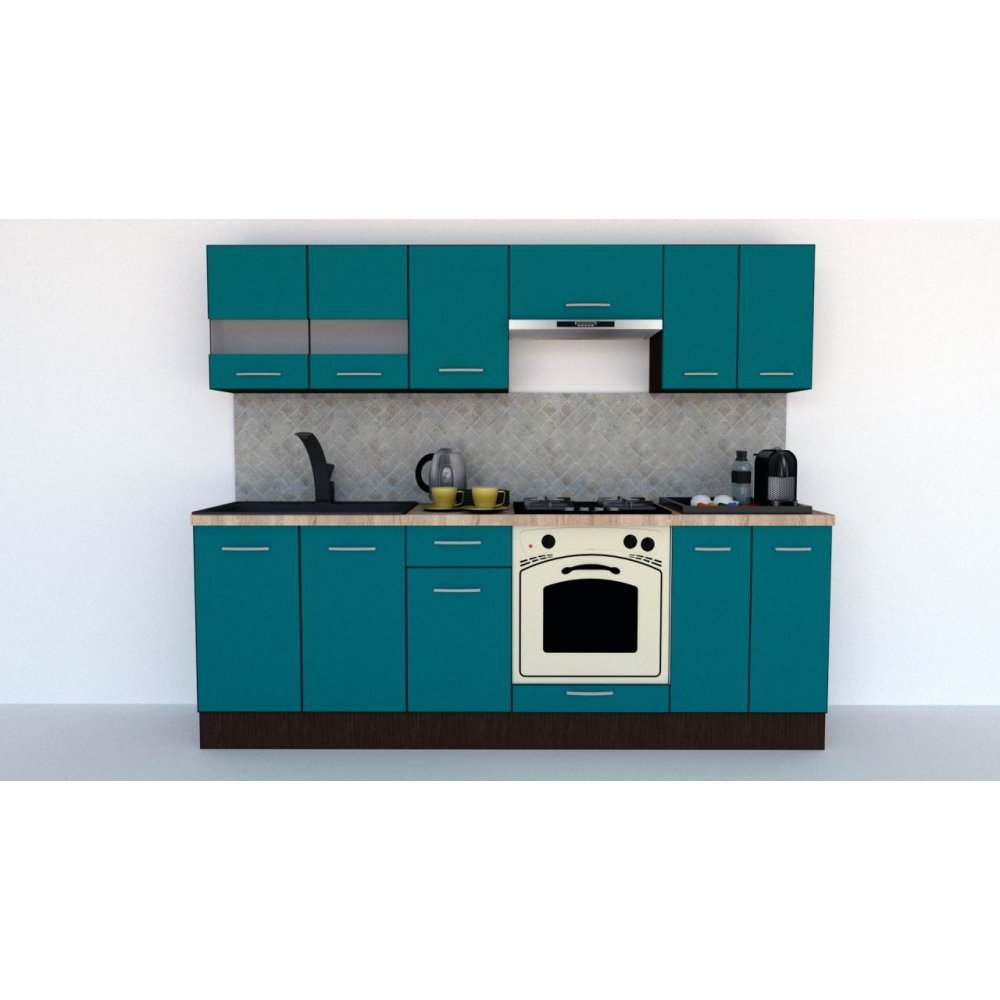 Bucatarie MARINA NEW 240 2B Wenge / Decor 0245