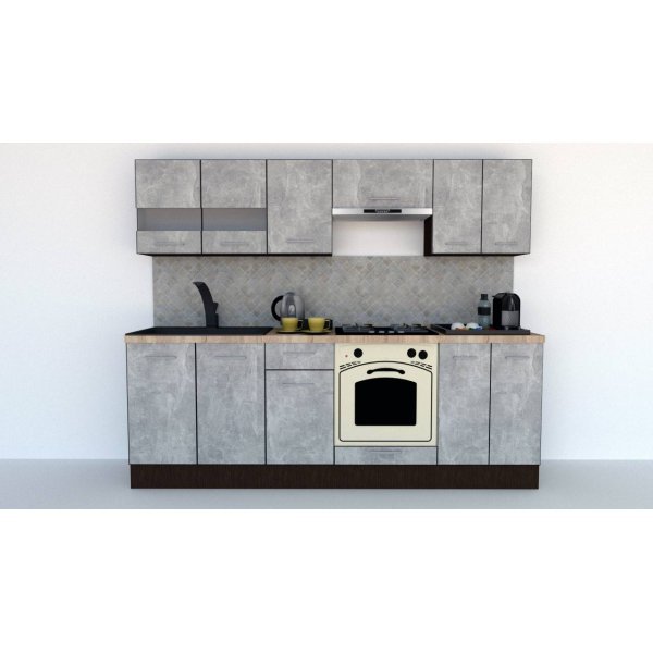 Bucatarie MARINA NEW 240 2B Wenge / Decor 4298