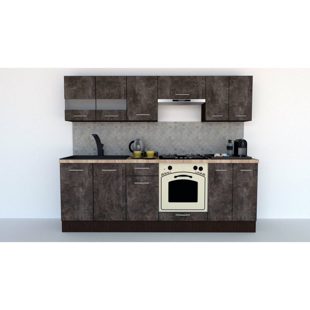 Bucatarie MARINA NEW 240 2B Wenge / Decor 4299