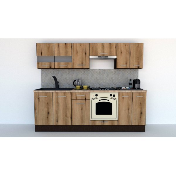 Bucatarie MARINA NEW 240 2B Wenge / Decor K365