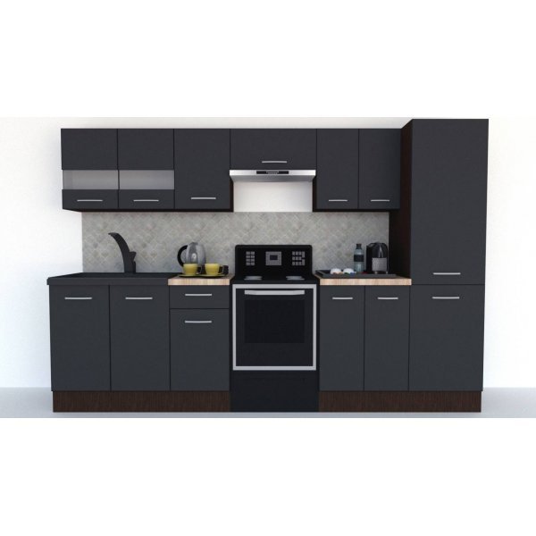 Bucatarie MARINA NEW 290 3A1 Wenge / Decor 0164