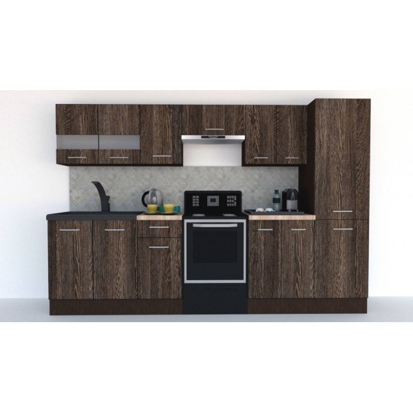Bucatarie MARINA NEW 290 3A1 Wenge / Decor 7648