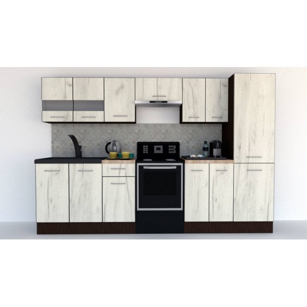 Bucatarie MARINA NEW 290 3A1 Wenge / Decor K001