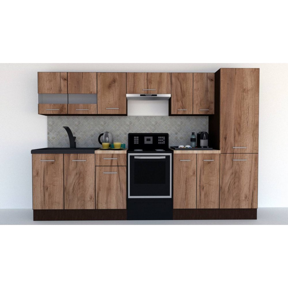 Bucatarie MARINA NEW 290 3A1 Wenge / Decor K004