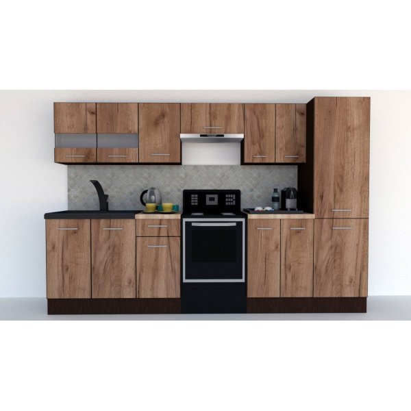 Bucatarie MARINA NEW 290 3A1 Wenge / Decor K004