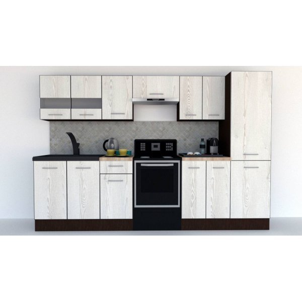 Bucatarie MARINA NEW 290 3A1 Wenge / Decor K010