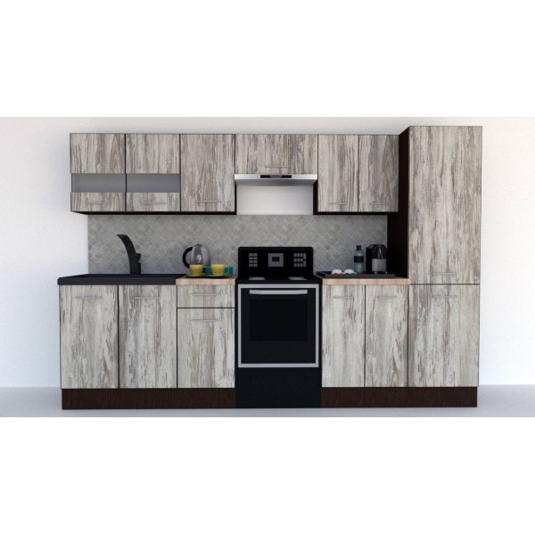 Bucatarie MARINA NEW 290 3A1 Wenge / Decor K084