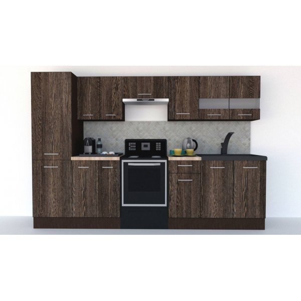 Bucatarie MARINA NEW 290 3A2 Wenge / Decor 7648