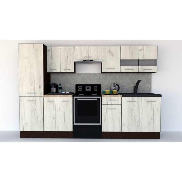 Bucatarie MARINA NEW 290 3A2 Wenge / Decor K001